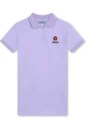 Kenzo Vestido con cuello polo Boke Flower