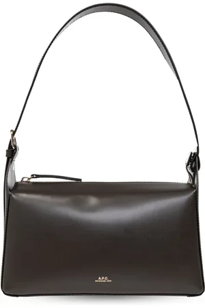 A.P.C. Bolsa de hombro con logo estampado