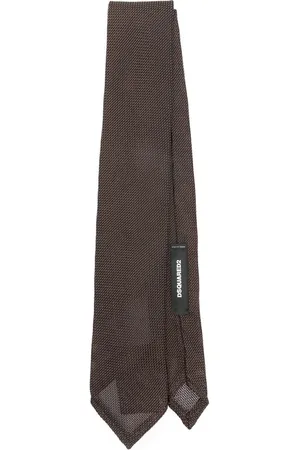 Dsquared2 Corbata de seda semitransparente