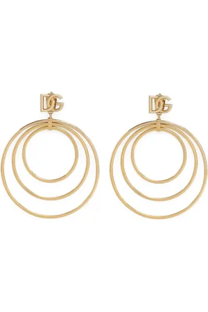Dolce & Gabbana Arracadas con dije del logo DG