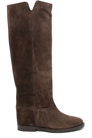 Via Roma Botas altas de gamuza