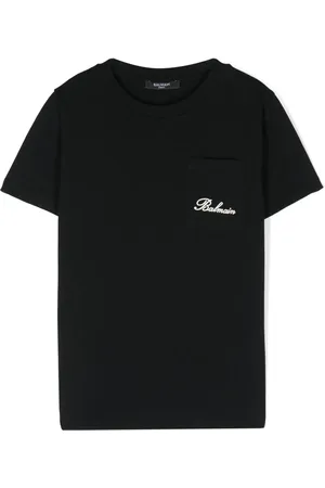 Balmain Playera con logo estampado