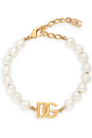 Dolce & Gabbana Pulsera con dije del logo DG