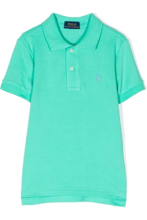 Ralph Lauren Playera tipo polo con logo bordado