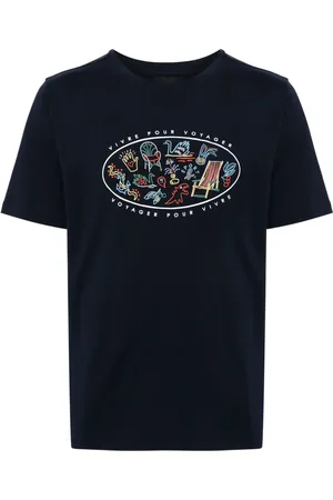 AGNÈS B. Playera con estampado gráfico