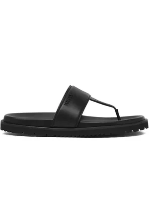 VERSACE Sandalias con logo en relieve
