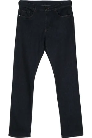 CANALI Jeans rectos con parche del logo