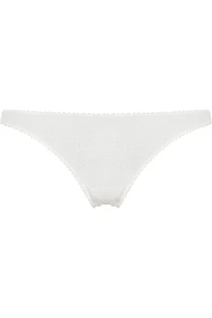 Kiki de Montparnasse Tanga de crochet semitraslúcida
