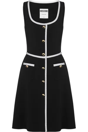 Moschino Vestido con ribete en contraste