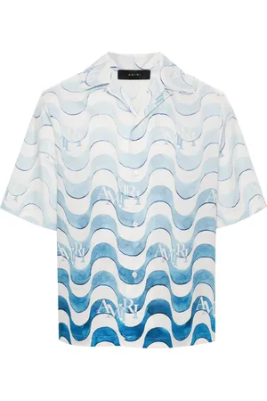AMIRI Camisa con ondas estampadas