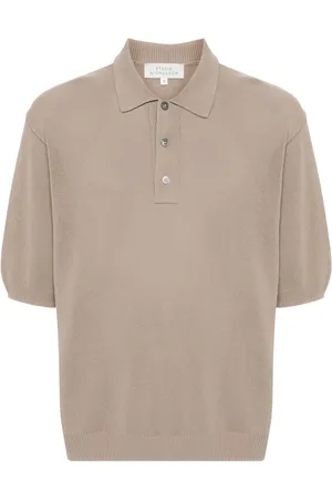 STUDIO NICHOLSON Playera tipo polo tejida