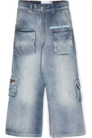 Natasha Zinko Jeans con logo estampado