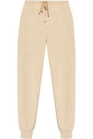 ULLA JOHNSON Pants con logo estampado