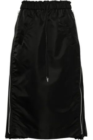 SACAI Falda midi texturizada