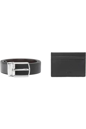 HUGO BOSS Set de tarjetero y cinturón