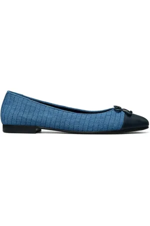 Tory Burch Flats con puntera en contraste