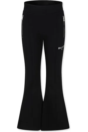 Balmain Pants acampanados con logo estampado