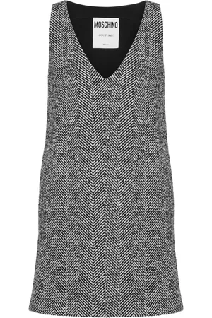 Moschino Vestido con motivo de espiga