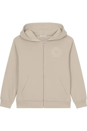 Dolce & Gabbana Hoodie con cierre y aplique del logo