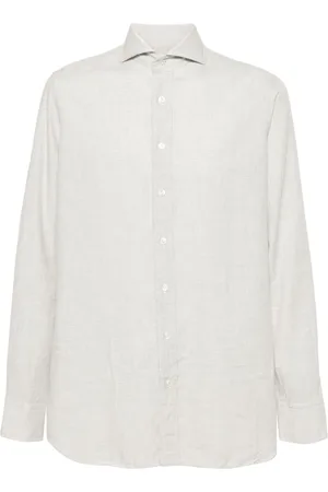 LARDINI Camisa con cuello italiano