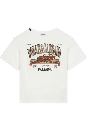 Dolce & Gabbana Playera con logo estampado