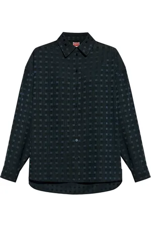 Kenzo Camisa con estampado geométrico