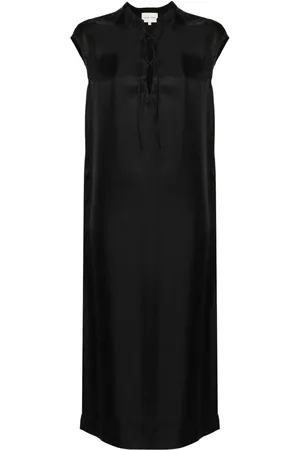 Loulou de Saison Vestido midi de seda Demeter