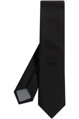 Dsquared2 Corbata de seda con logo bordado