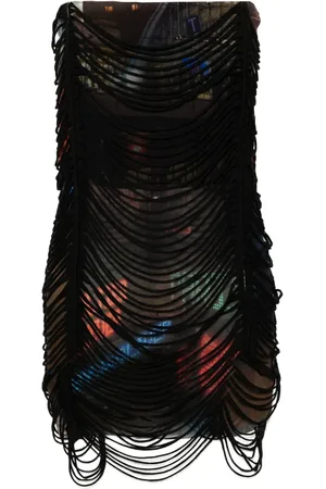 Jean Paul Gaultier Vestido corto The Slashed City de x Shayne Oliver