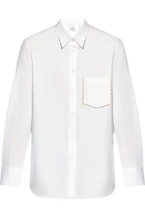 Paul Smith Camisa de popelina con ribete