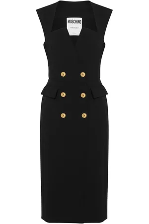 Moschino Vestido midi con doble botonadura