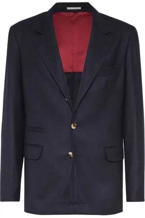 Brunello Cucinelli Blazer de cachemira con botones