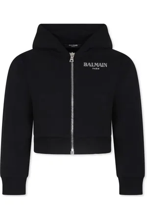 Balmain Chamarra con capucha y cierre