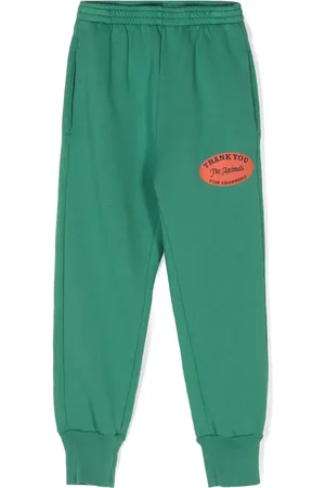 The Animals Observatory Pants con texto estampado