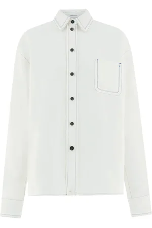 Salvatore Ferragamo Camisa con costuras en contraste