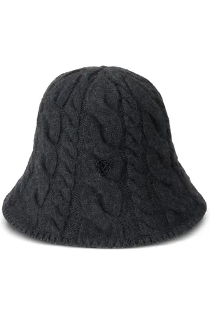 Le Mont St Michel Gorro de cachemira con placa del logo