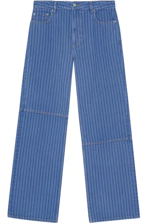 Ganni Jeans anchos con tiro medio