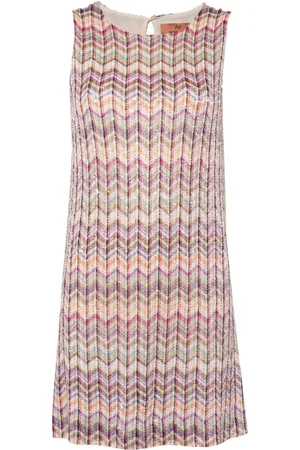 Missoni Vestido corto de tejido chevron