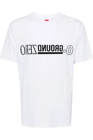 Ground Zero Playera con logo estampado