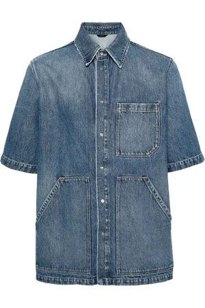 Fendi Camisa de mezclilla con bolsillos