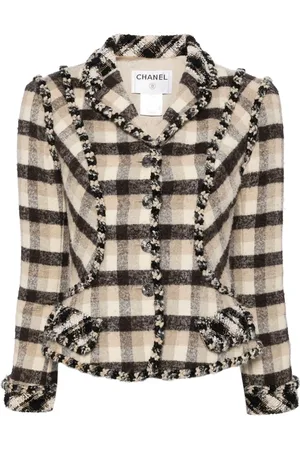 CHANEL Blazer de tweed con botones 2006