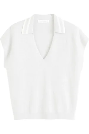 Chinti & Parker Playera tipo polo tejida