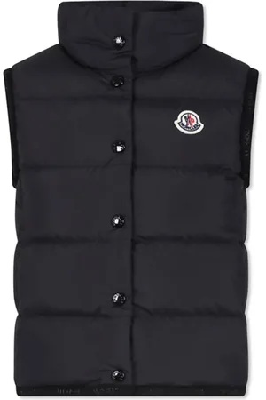 Moncler Chaleco capitonado con parche del logo