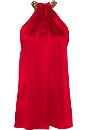 Stella McCartney Blusa con cuello halter