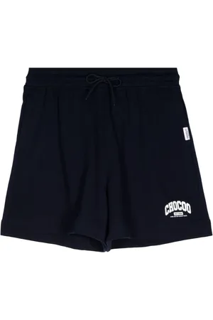 Chocoolate Shorts con cordones en la pretina y logo estampado