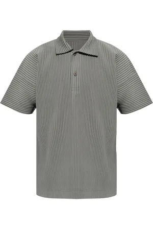 Issey Miyake Playera tipo polo manga corta