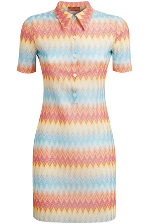 Missoni Vestido corto con estampado chevron