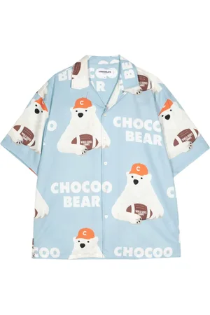 Chocoolate Camisa con oso estampado
