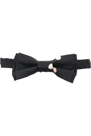 Paul Smith Corbata de moño de seda con estampado de lunares