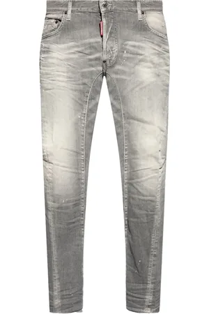 Dsquared2 Skinny jeans con tiro bajo y efecto envejecido